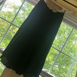 1.slate accordion pleat midi skirt size 6